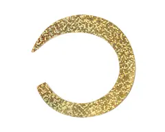 Flydressing Jumbo Wiggle Tails Slim Holographic Gold