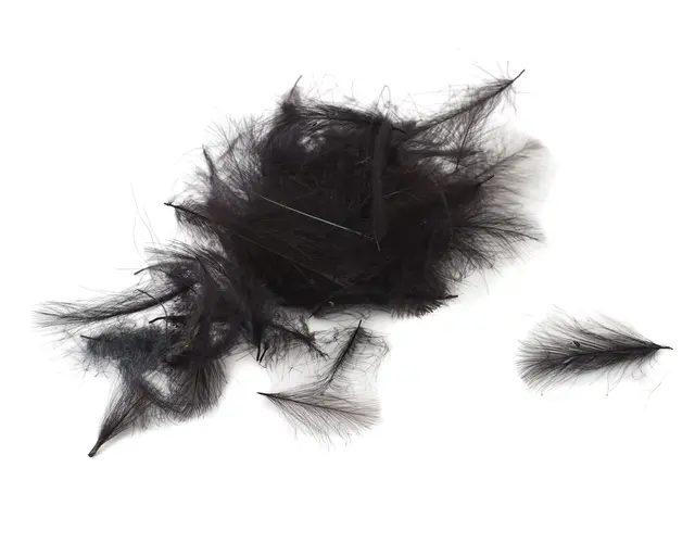 Flydressing Premium CDC Black Høykvalitets CDC i naturlige farger 