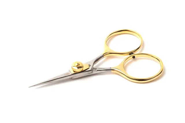 Flydressing Razor Scissor 4,5" Gold High Grade 