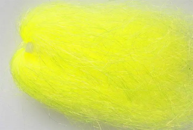 Hedron Wing´n Flash Fluo Yellow Myk og lett flashabou 