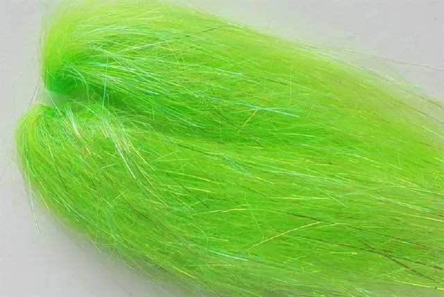 Hedron Wing´n Flash Fluo Chartreuse Myk og lett flashabou 