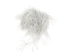 Hareline Polar Reflector Flash Chenille Silver #344