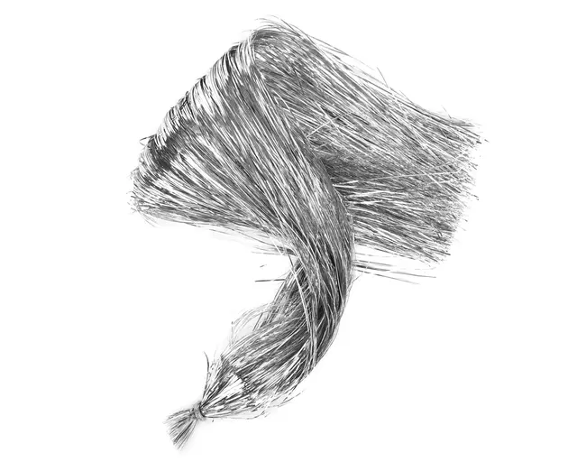 Hedron Flashabou silver Syntetisk materiale til fluebinding 