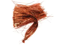 Hedron Flashabou copper Syntetisk materiale til fluebinding