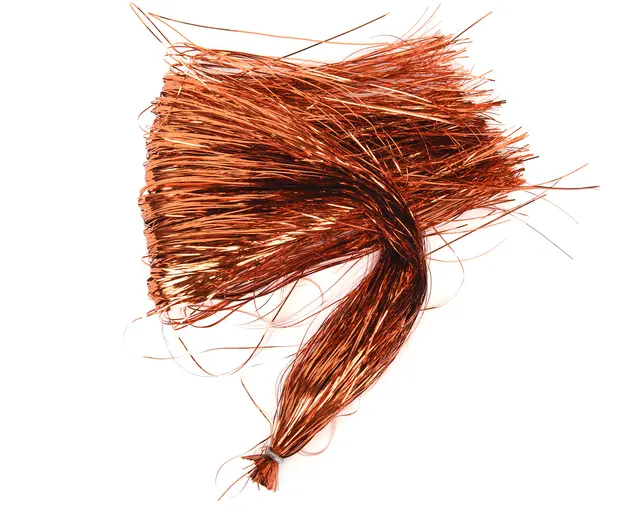 Hedron Flashabou copper Syntetisk materiale til fluebinding 