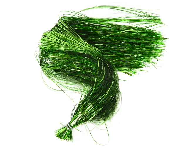 Hedron Flashabou lime green Syntetisk materiale til fluebinding 