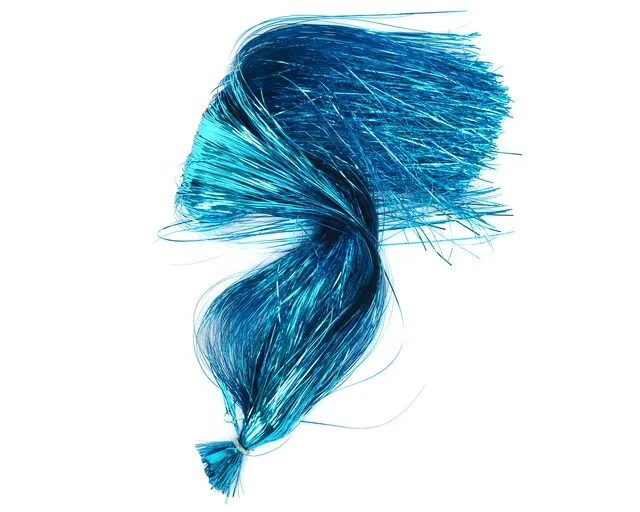 Hedron Flashabou light blue Syntetisk materiale til fluebinding 