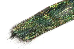 Hedron Flashabou Pearl Dyed black Syntetisk materiale til fluebinding