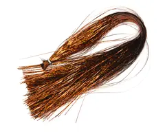 Hedron Flashabou holografisk Copper Syntetisk materiale til fluebinding