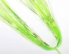 Hedron Flashabou Magnum Pearl Dyed Chartreuse