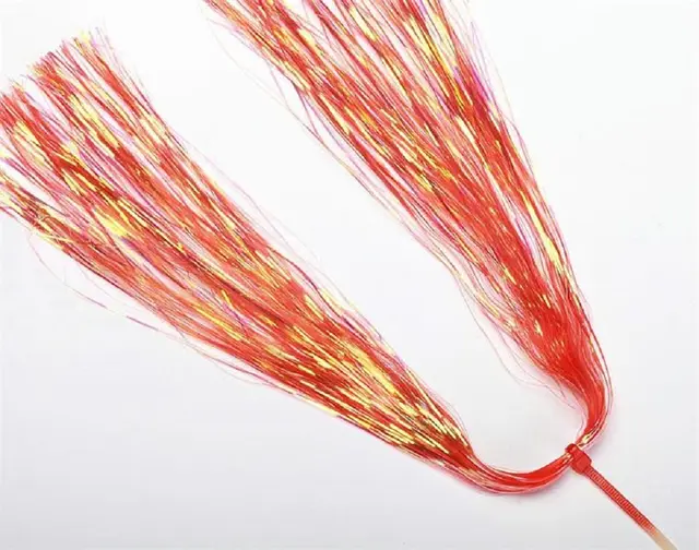 Hedron Flashabou Magnum Pearl Dyed Orange 