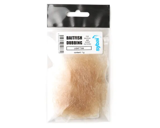 Sybai Baitfish Dubbing Light Tan Super Dubbing til fiskeimitasjoner 