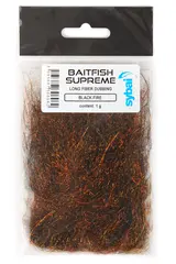 Sybai Baitfish Supreme Black Fire Super Dubbing til fiskeimitasjoner