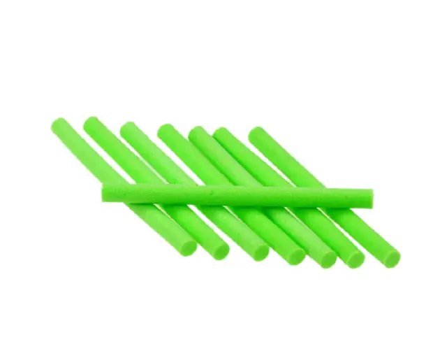 Sybai Foam Cylinders Chartreuse 2.8 mm Skumsylindere til fluebinding 