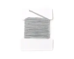 Textreme Round Chenille 2mm Gray Chenille av h&#248;y kvalitet til fluebinding