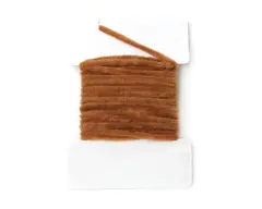 Textreme Round Chenille 2mm Light Brown Chenille av h&#248;y kvalitet til fluebinding