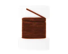 Textreme Round Chenille 2mm Brown Chenille av h&#248;y kvalitet til fluebinding