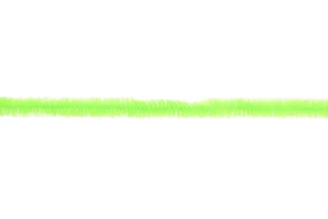 Textreme Round Chenille 2mm F Chartreuse Chenille av høy kvalitet til fluebinding 