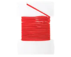 Textreme Suede Chenille Red Chenille av h&#248;y kvalitet til fluebinding