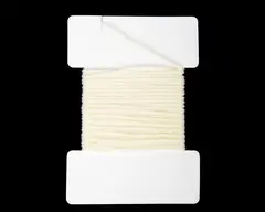 Textreme Suede Chenille White Chenille av h&#248;y kvalitet til fluebinding