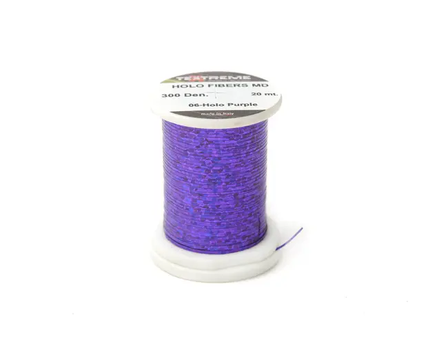 Textreme Holo Fibers M Purple Holografisk tråd til fluebinding 