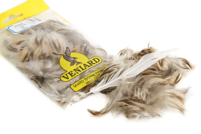 Veniard Mallard Duck Hen Mix Andefjær til fluebinding 