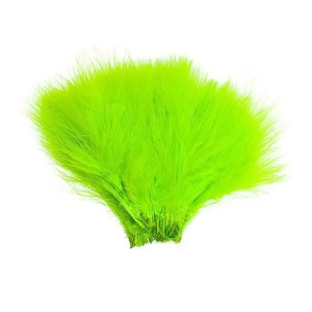 Wapsi Wolly Bugger Marabou Fl Chartreuse Marabou av høy kvalitet 