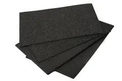 Wapsi Thin Fly Foam 2mm Black Tynt skummateriale til fluebinding