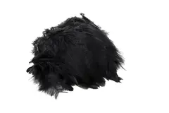 Wapsi Schlappen Short Black Kvalitetsfj&#230;r til fluebinding