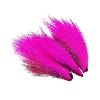 Wapsi Bucktail Piece Fluo Pink Bucktail av h&#248;y kvalitet