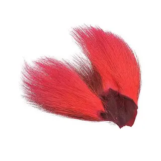 Wapsi Bucktail Piece Fluo red Bucktail av h&#248;y kvalitet