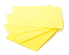 Wapsi Fly Foam 3mm/1,5mm Yellow Flytende skummateriale til fluebinding