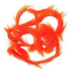 Wapsi Rabbit Zonkers Fl. Fire Orange Strimler av kaninpels til fluebinding