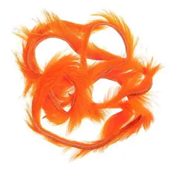 Wapsi Rabbit Zonkers Fl. Orange Strimler av kaninpels til fluebinding