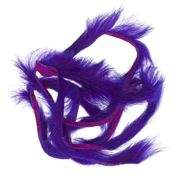 Wapsi Rabbit Zonkers Purple Strimler av kaninpels til fluebinding 