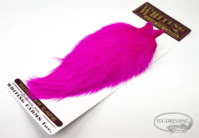 Whiting Coq De Leon Rooster Cape WD Pink 