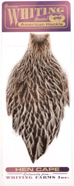 Whiting Hen Cape - Silver Badger 