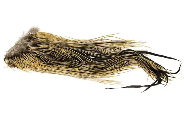 Whiting Hebert Pro Grade Saddle Badger Naturfarget tørrfluehackle 