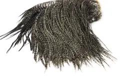 Whiting Hebert Pro Grade Saddle Grizzly Naturfarget t&#248;rrfluehackle