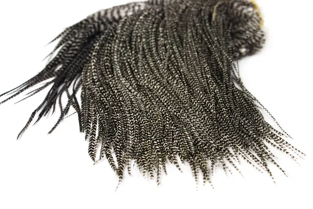 Whiting Hebert Pro Grade Saddle Grizzly Naturfarget tørrfluehackle 