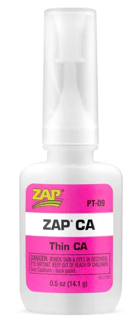 Zap CA Thin 14 g Pink Tyntflytende superlim 
