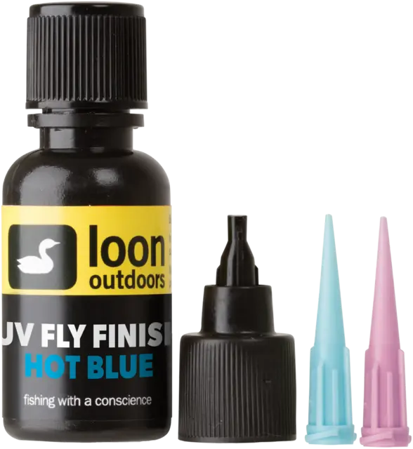 Loon UV Fly Finish Hot Blue 