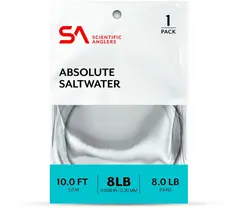 SA Absolute Saltwater Leader 10&#39; 10 lb 0,23 mm