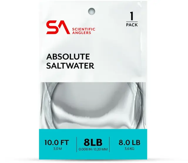 SA Absolute Saltwater Leader 10' 10 lb 0,23 mm 