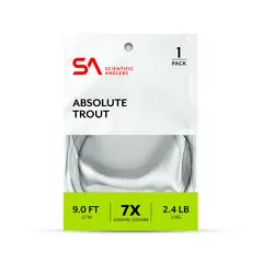 SA Absolute Trout Leader 7&#39;5&#39; 6X 0,13mm