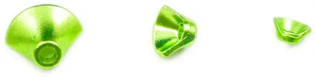 FITS 1/2 Turbo Cones Chartreuse Met XS Frödin Flies 