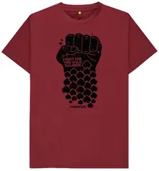 Fr&#246;din Organic Wild Salmon Tee M Red Wine