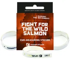 CRMS-B ‘Wild Salmon’ C&amp;R Measuring Stick Fr&#246;din Flies, Black