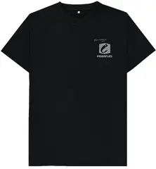 Fr&#246;din Org. Salmon Fishing Logo Tee S Black
