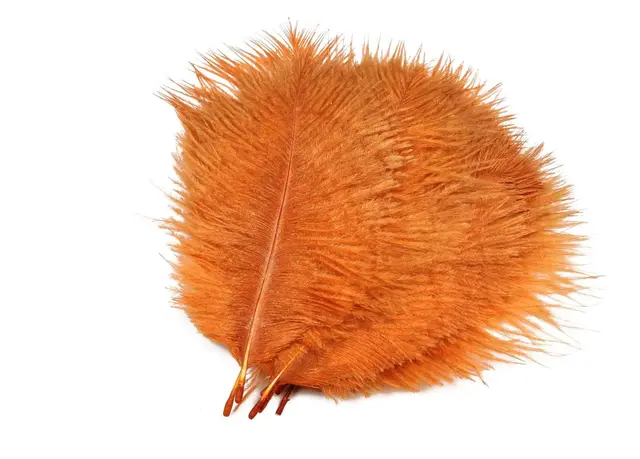 Frödin Ostrich Hackles Burnt Cinnamon Burnt Cinnamon Brown 